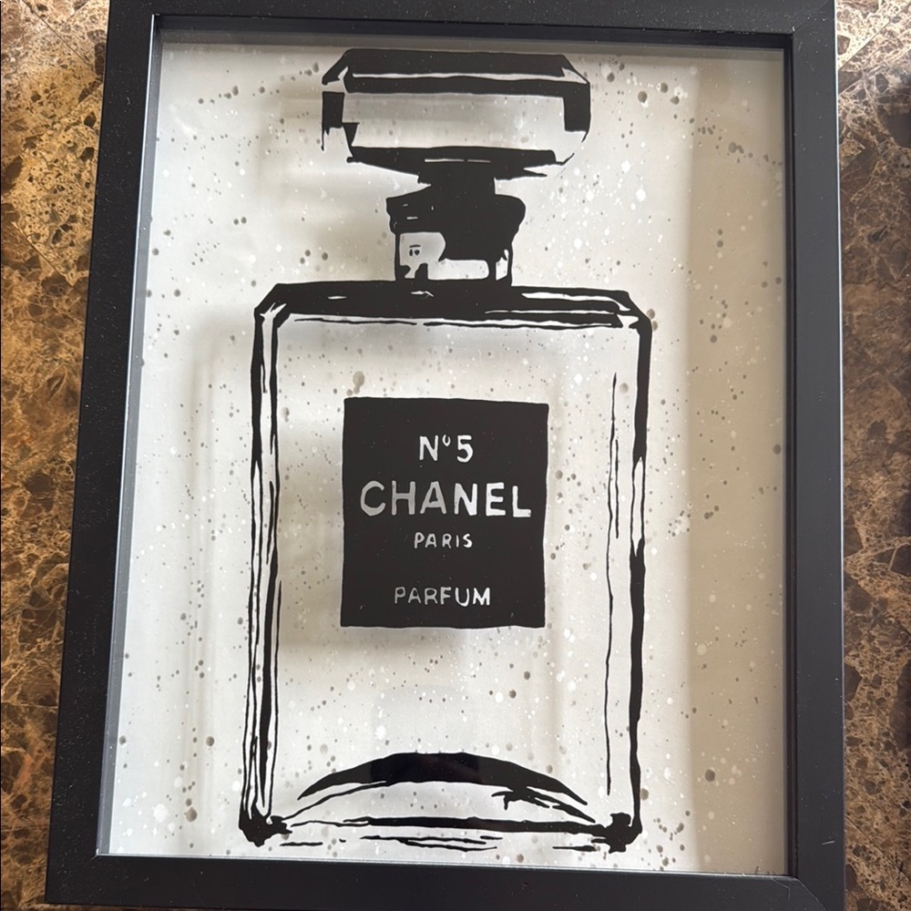Chanel No. 5 Framed Art Print